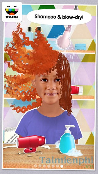 Toca Hair Salon Me for iOS - Tạo kiểu tóc ngộ nghĩnh -Tạo kiểu tóc ngộ