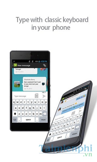 tai Classic Keyboard for Android cho dien thoai