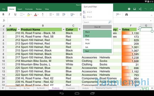 tai Microsoft Excel Preview cho dien thoai