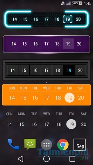 tai Month: Calendar Widget cho dien thoai