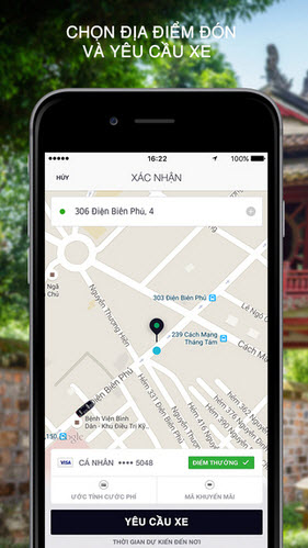 download uber cho iphone