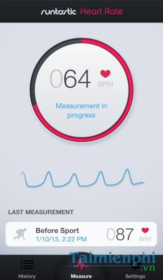 Runtastic Heart Rate Monitor for iOS