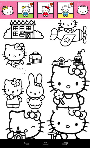 download Hello Hello Kittys Coloring cho Android