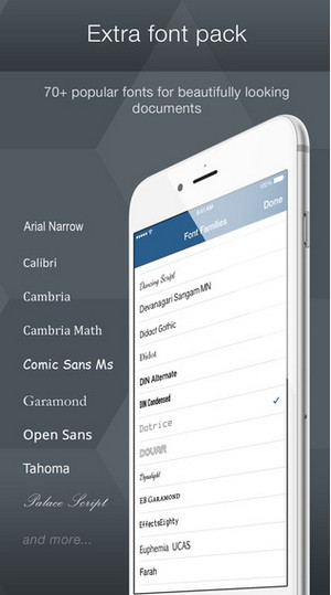 OfficeSuite Premium cho iOS