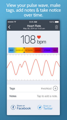 tai Instant Heart Rate cho iPhone 