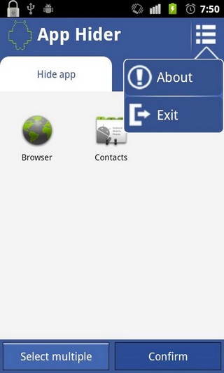 Application Hider for Android