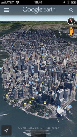 Google Earth for iOS