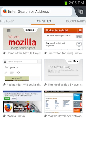 Mozilla Firefox for Android