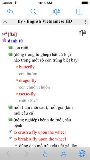 Vietnamese English Dictionary for iOS