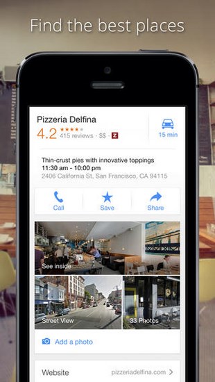 tai Google Maps cho iPhone