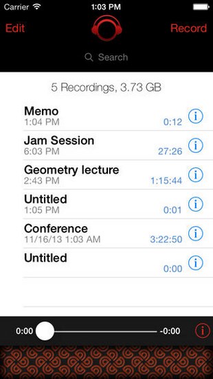 iTalk Recorder for iOS