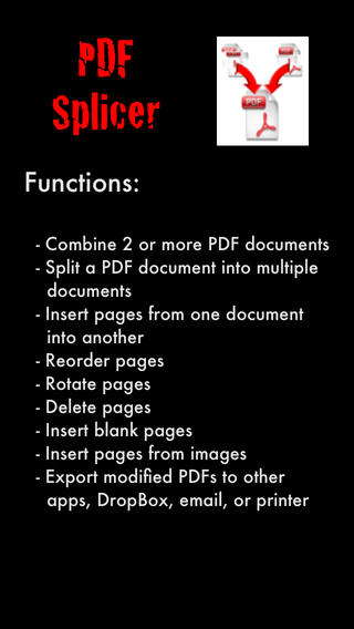 PDF Splicer Free for iOS