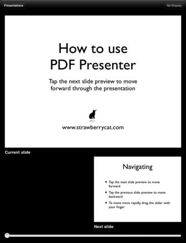 StrawberryCat PDF Presenter for iPad