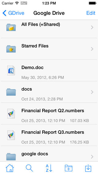 GDrive for Google Drive for iOS