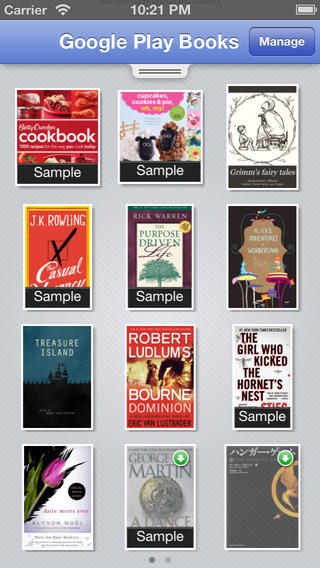 Google Play Books for iOS