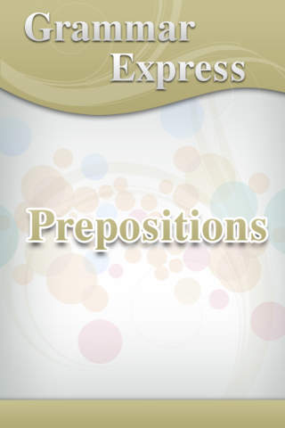 Grammar Express: Prepositions Lite for iOS
