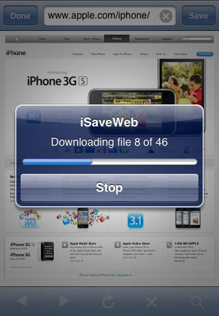 iSaveWeb Lite for iOS