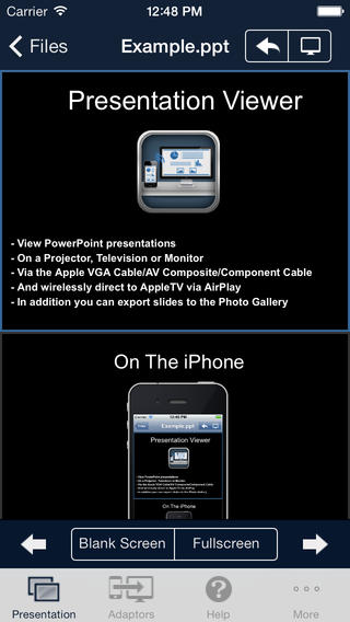 Presentation Viewer for iOS