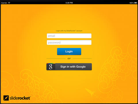 SlideRocket Player for iPad