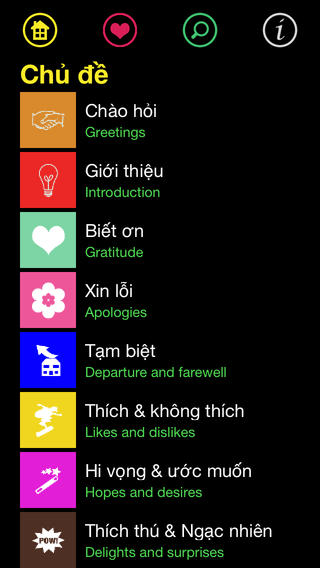 Sổ tay đàm thoại Anh Việt for iOS