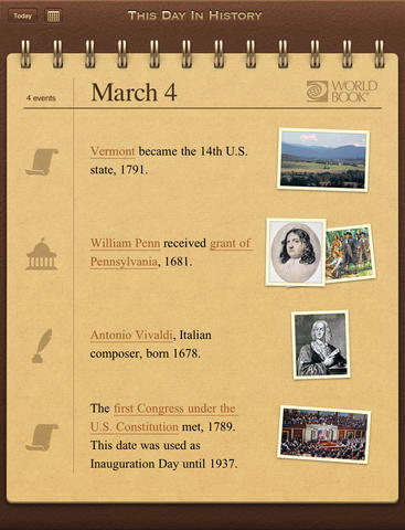 This Day in History for iPad