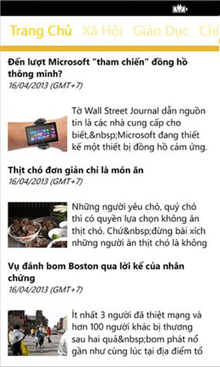 Tin tức Việt for Windows Phone