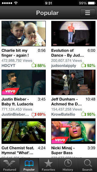 Video Tube Free for YouTube (iOS)