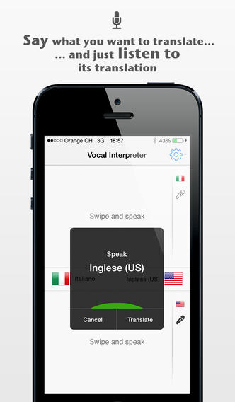 Vocal Interpreter for iOS