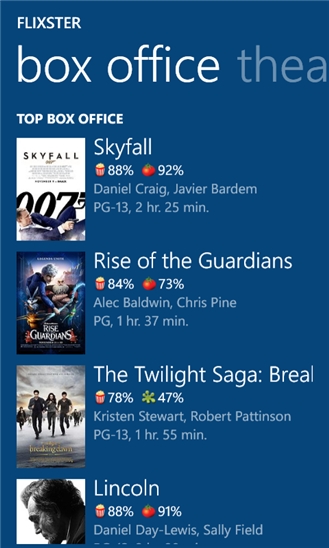 Flixster for Windows Phone