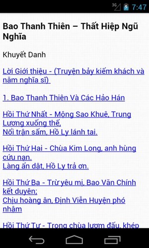 Bao Thanh Thiên for Android