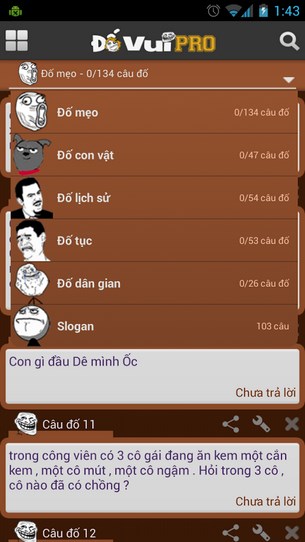 Đố vui pro for Android