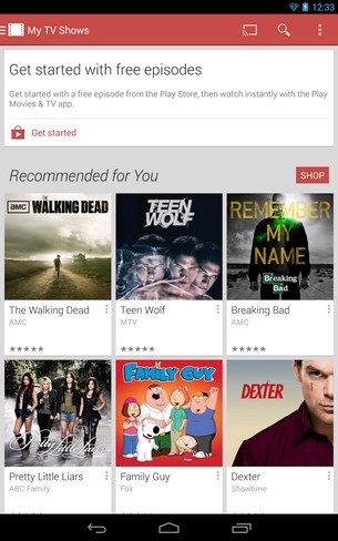 Google Play Movies TV for Android