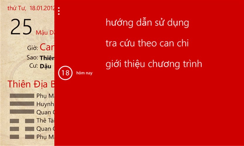Lịch Ngũ Linh for Windows Phone