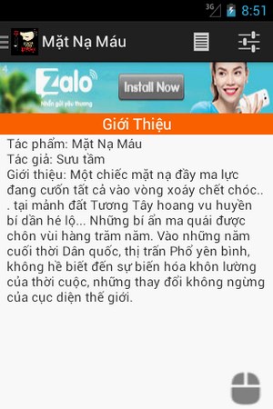 Mặt nạ máu for Android