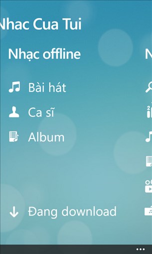 NhacCuaTui for Windows Phone