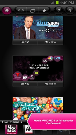T Mobile TV with Mobile HD for Android