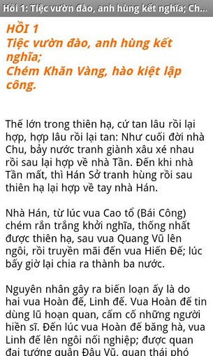 Tam Quốc Diễn Nghĩa for Android