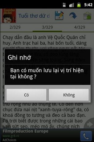 Tuổi thơ dữ dội for Android