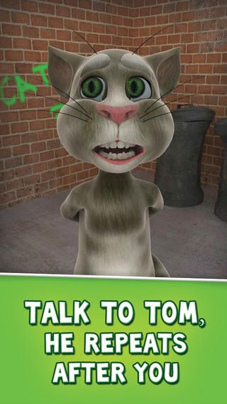 Talking Tom Cat For Ios, Talking Tom Cat Cho Iphone - Mèo Nhại Tiếng N