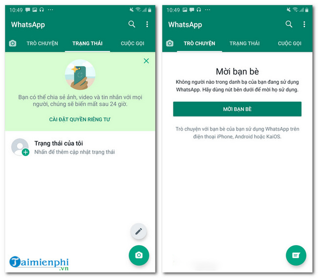 download whatsapp cho android